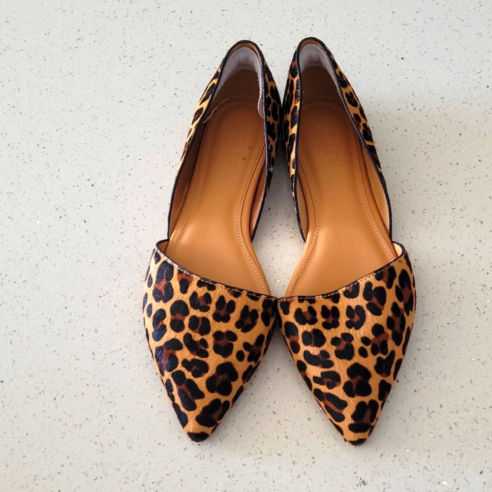 Cheetah print flats